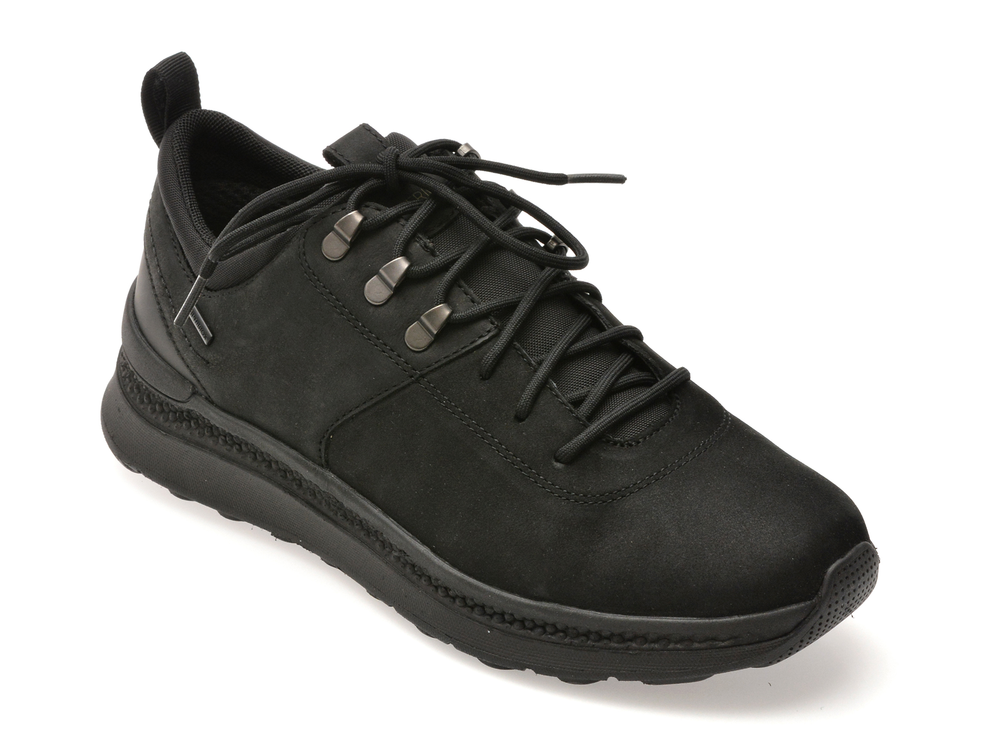 Pantofi Geox Negri din Piele | Confort Respirant
