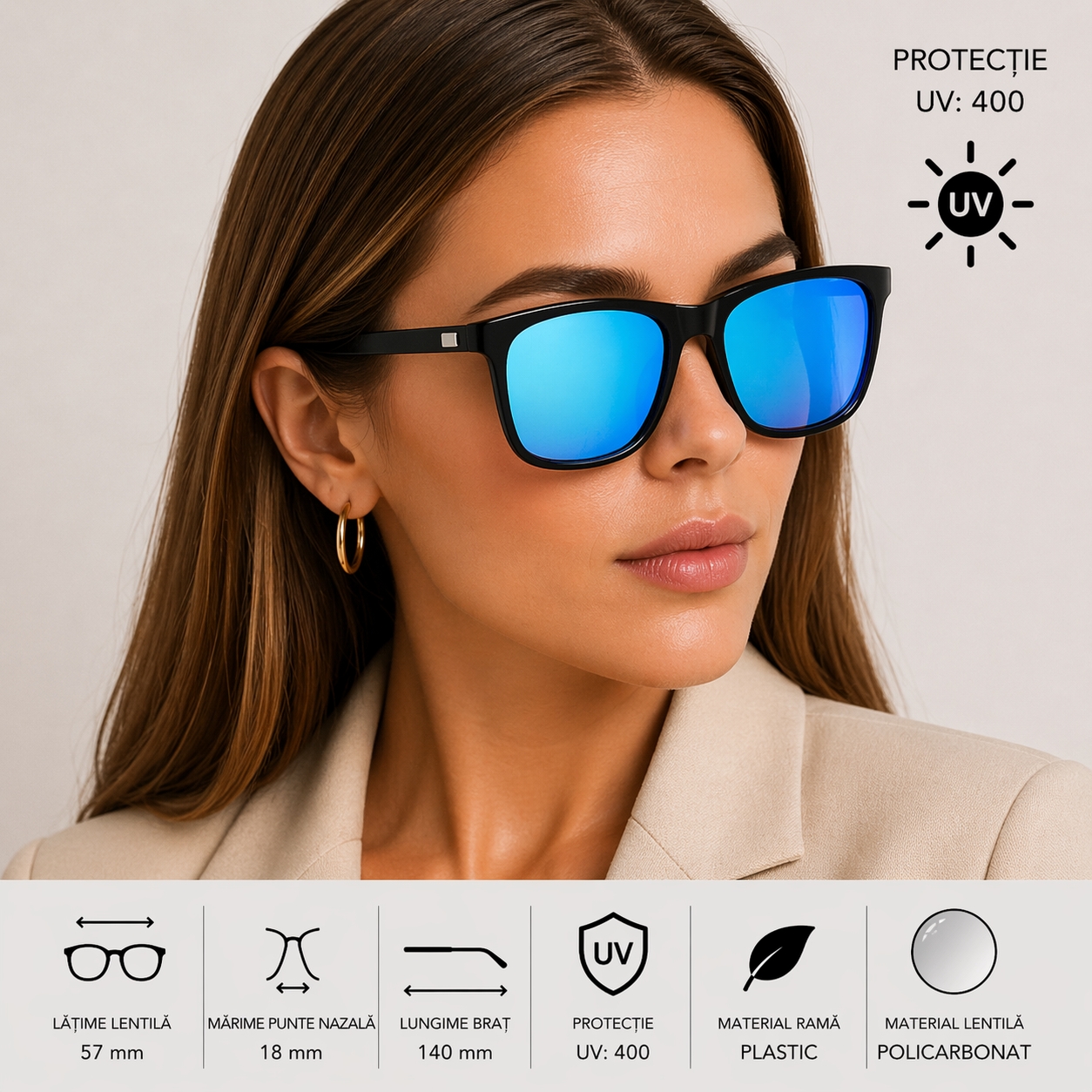 Ochelari de soare Picadili SG062 cu Protecție UV400 - imagine 3