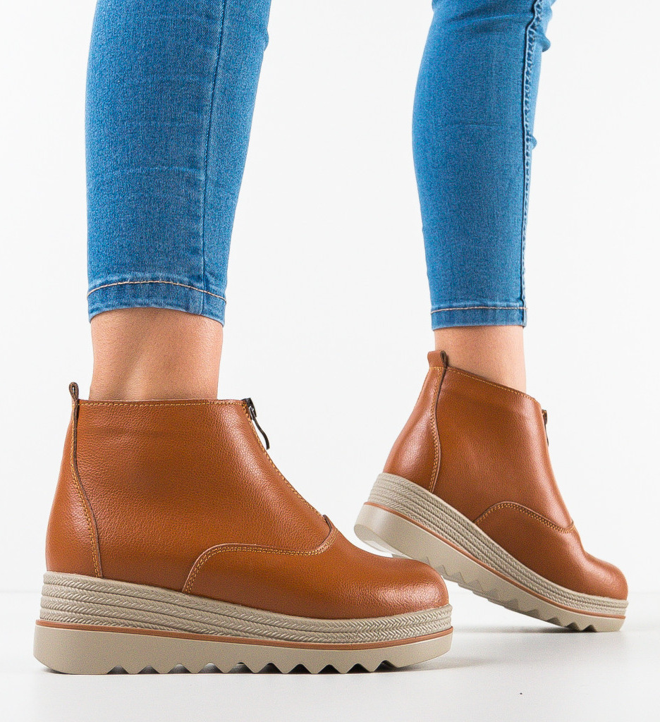 Ghete Dama Coady Camel | Elegante si Comode - imagine 4