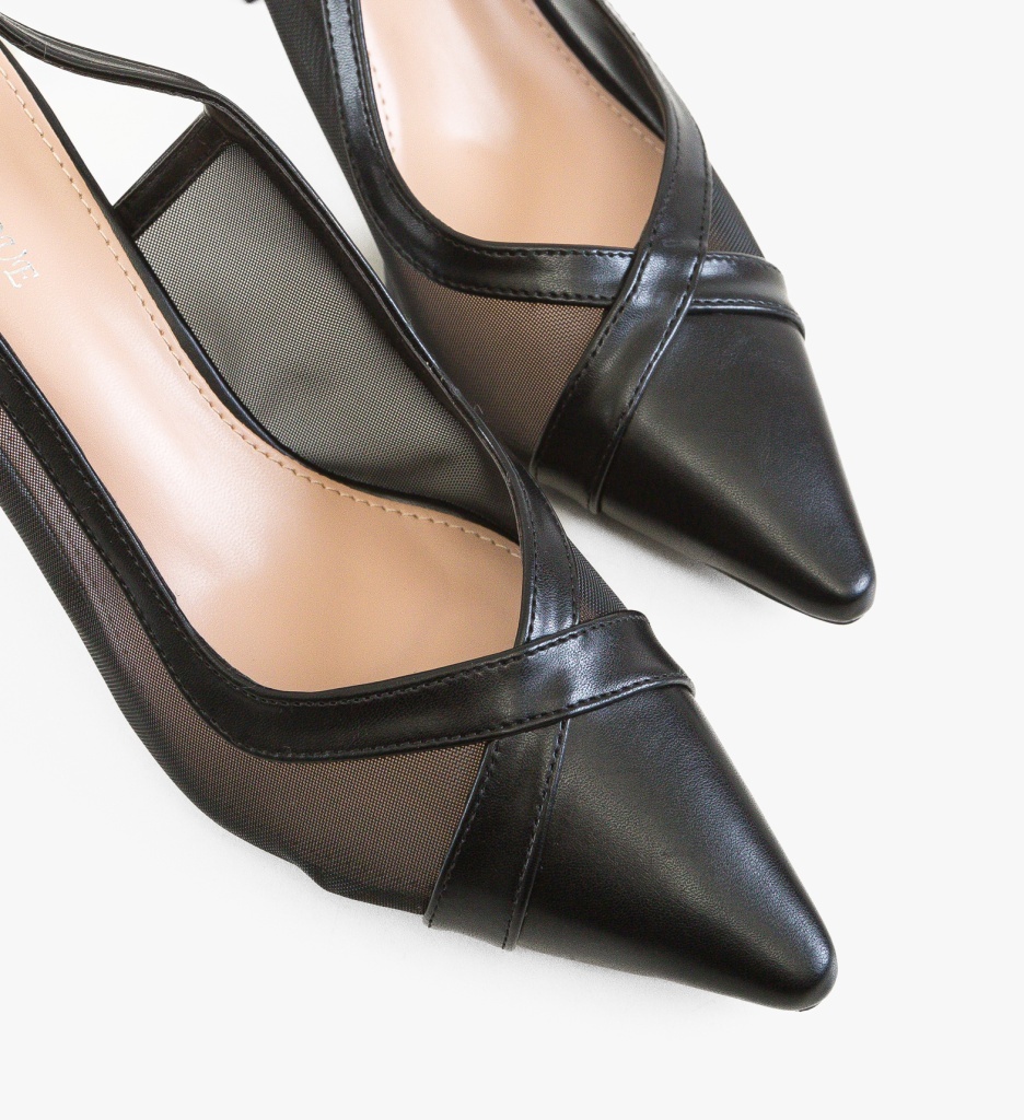 Pantofi Stiletto Merryen Negri - Eleganță și Stil - imagine 4