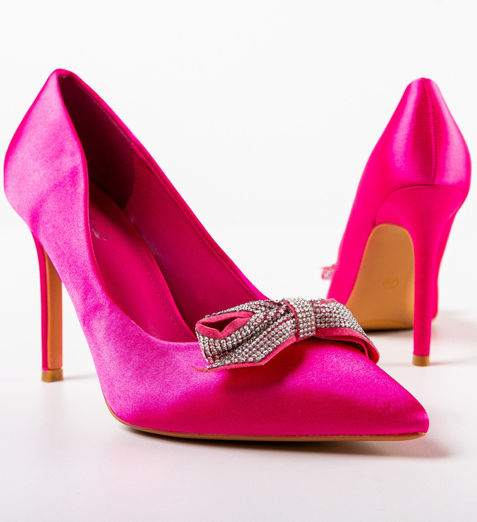 Pantofi cu Toc Knott Fuchsia - Stil și Eleganță - imagine 8