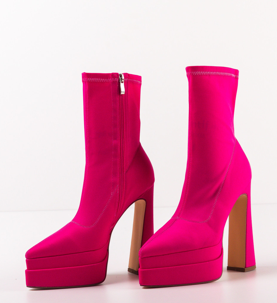 Botine Dama Grab Roz | Stil și Confort - imagine 6