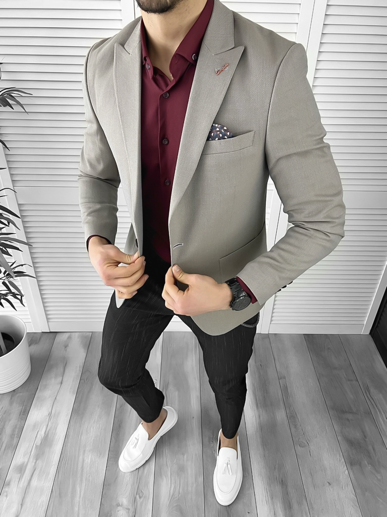 Set Smart Casual 3 Piese Barbati | Tinuta Slim Fit