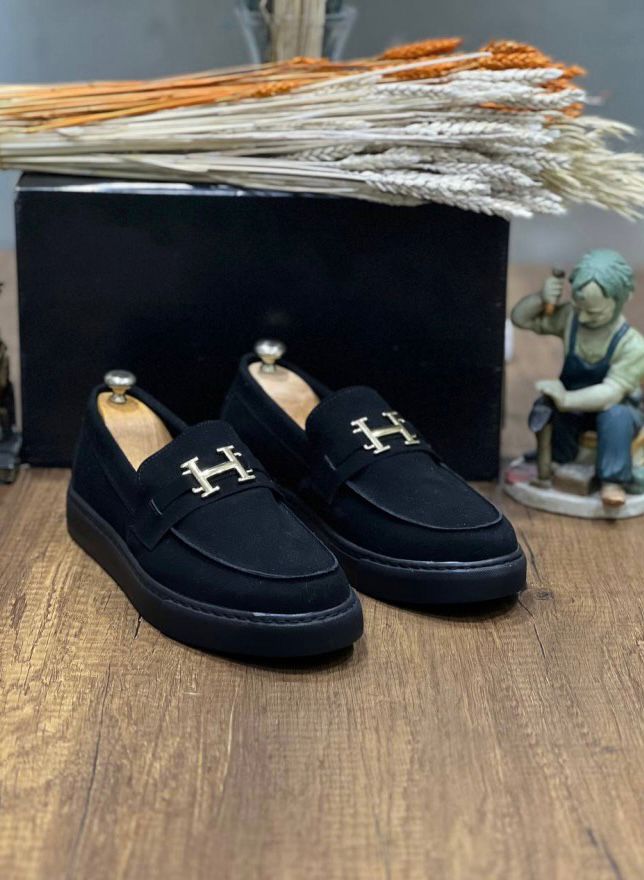 Mocasini Barbati Negri Piele Eco Comozi