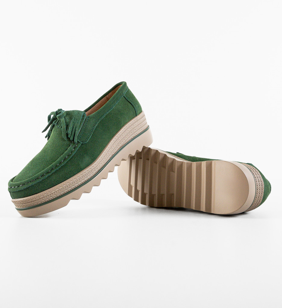 Pantofi Hipok Verzi - Confort Casual Zilnic