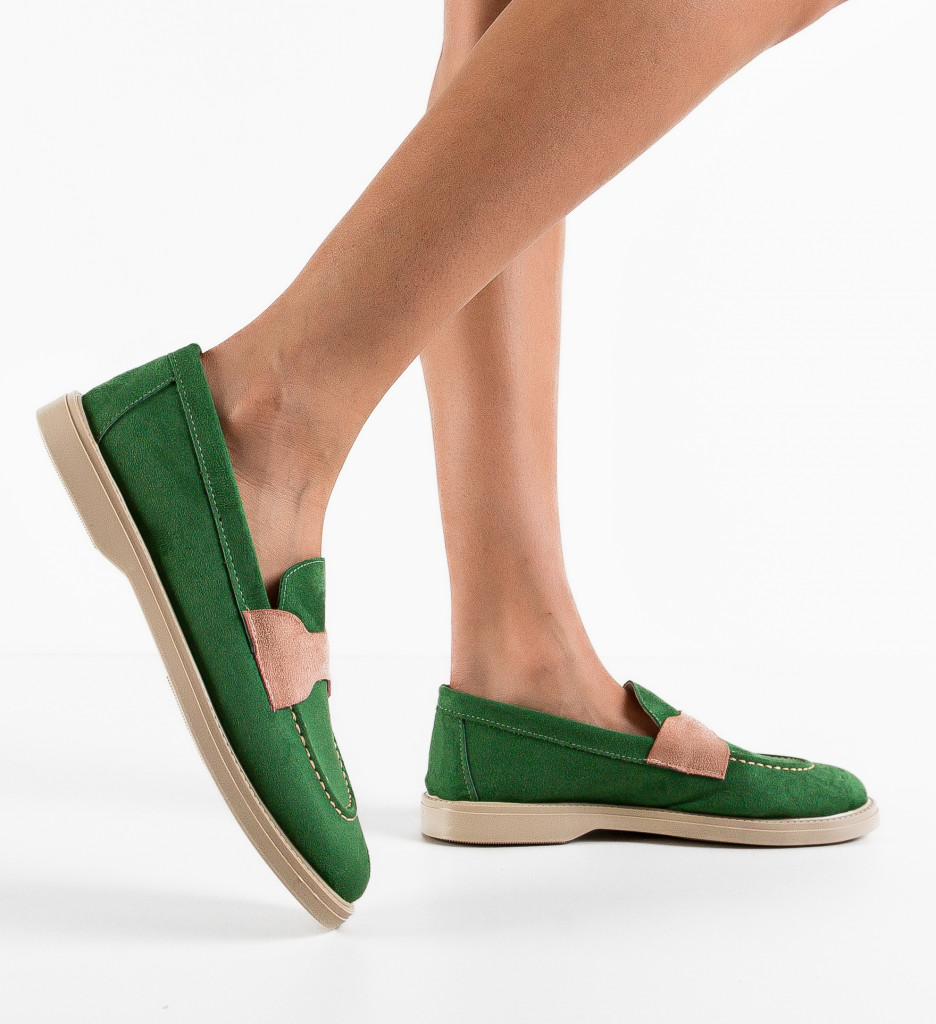 Pantofi Casual Verzi Andrey | Stil Modern Zilnic