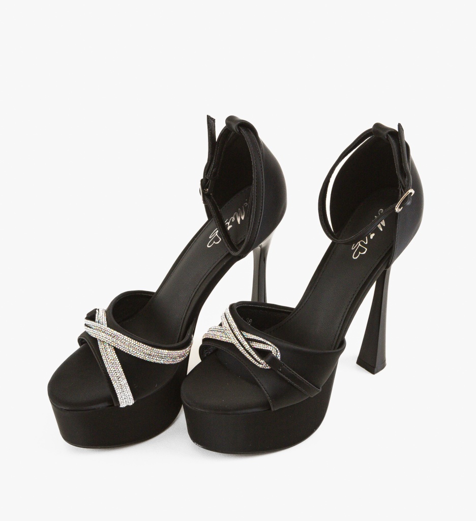 Sandale Sanguino Negre | Eleganță și Stil - imagine 4