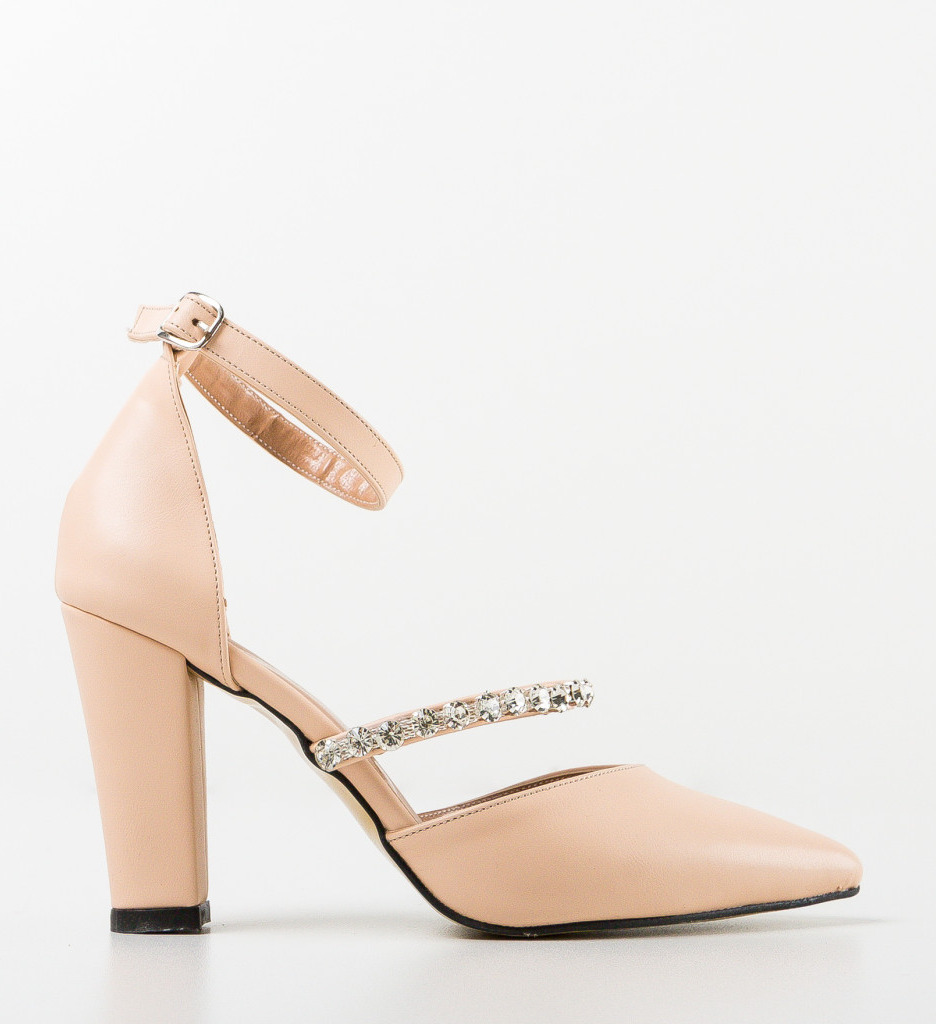 Pantofi Dama Indian Bej | Eleganți și Moderni - imagine 5