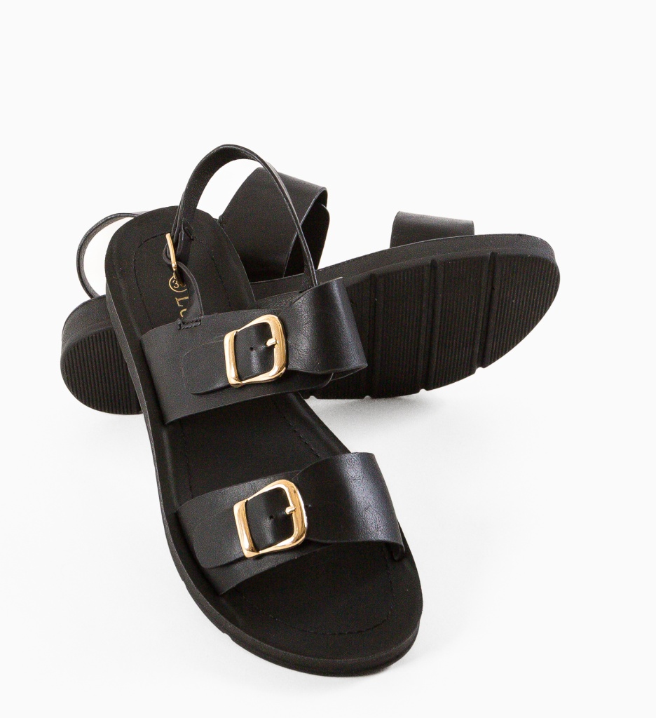Sandale Dama Genex Negre | Eleganță și Confort - imagine 7