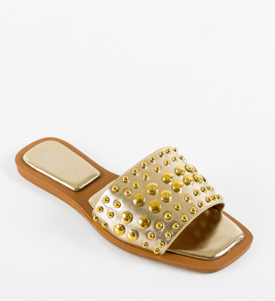 Papuci Dama Pointy Aurii | Eleganță Asigurată - imagine 8