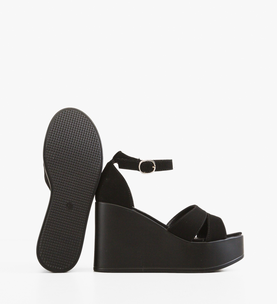 Platforme Kiana Negre | Eleganță și Confort - imagine 4