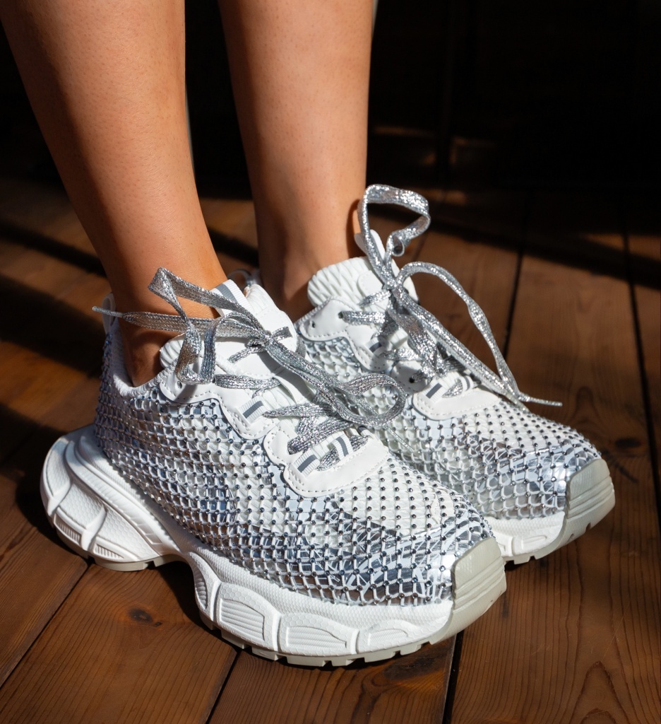 Sneakers Dama Oman Albi | Confort și Stil Sport