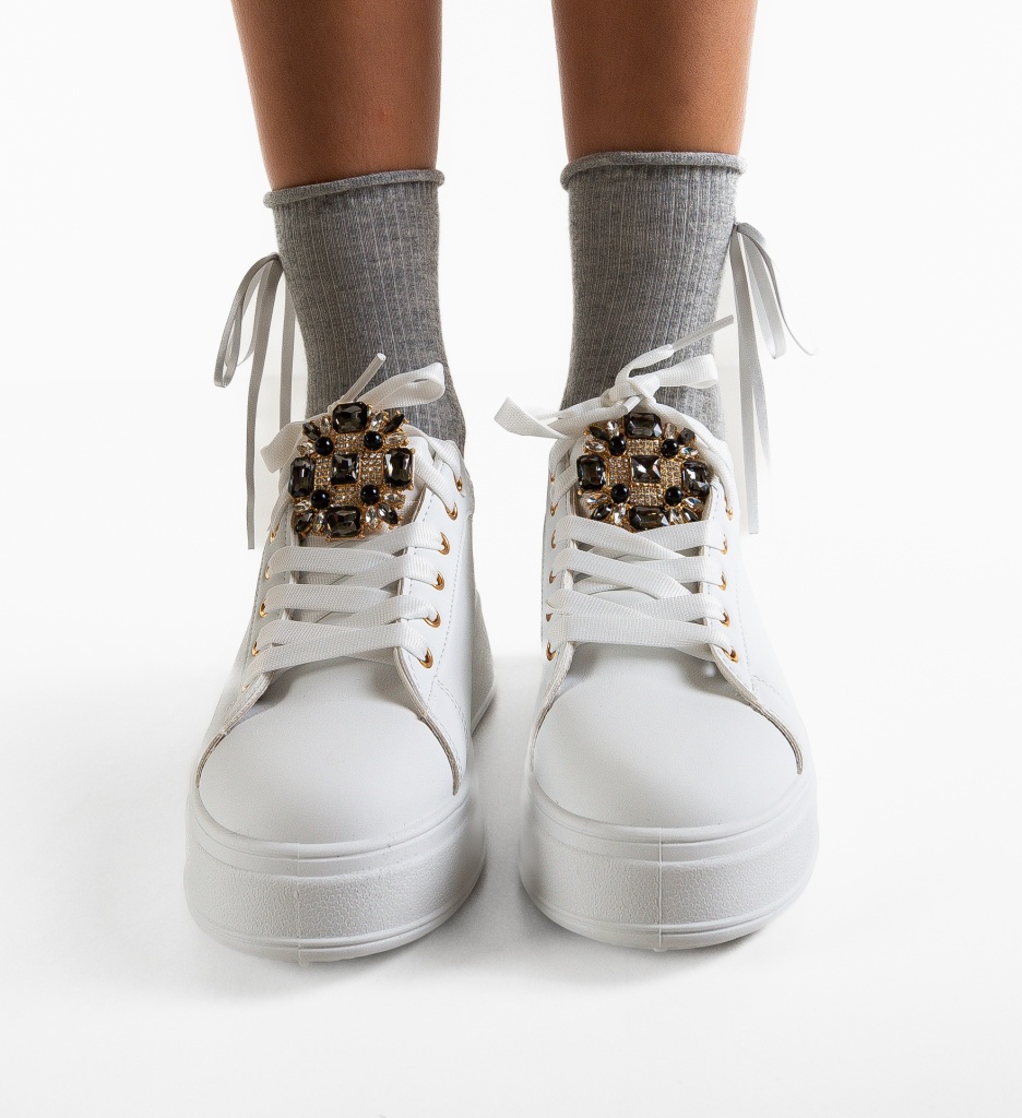 Sneakers Dama Tibby Albi - Confort și Stil - imagine 4