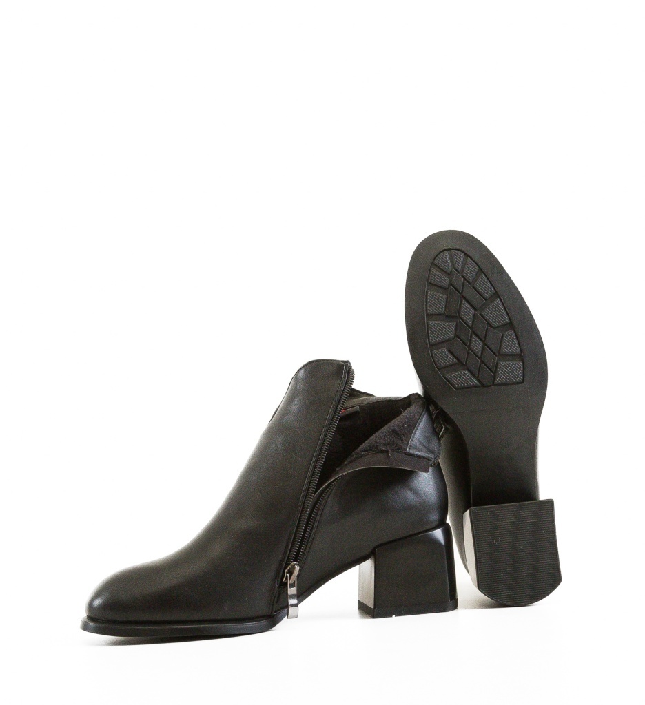 Botine Dama Olaj Negre - Eleganță Urbană - imagine 5