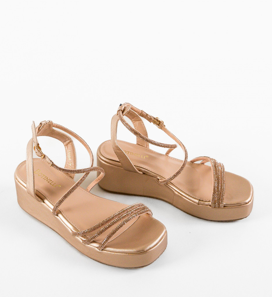 Sandale Dama Okel Bronze - Eleganță și Confort - imagine 6
