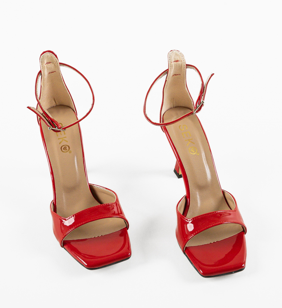 Sandale Vergara Rosii | Eleganță la Fiecare Pas - imagine 7