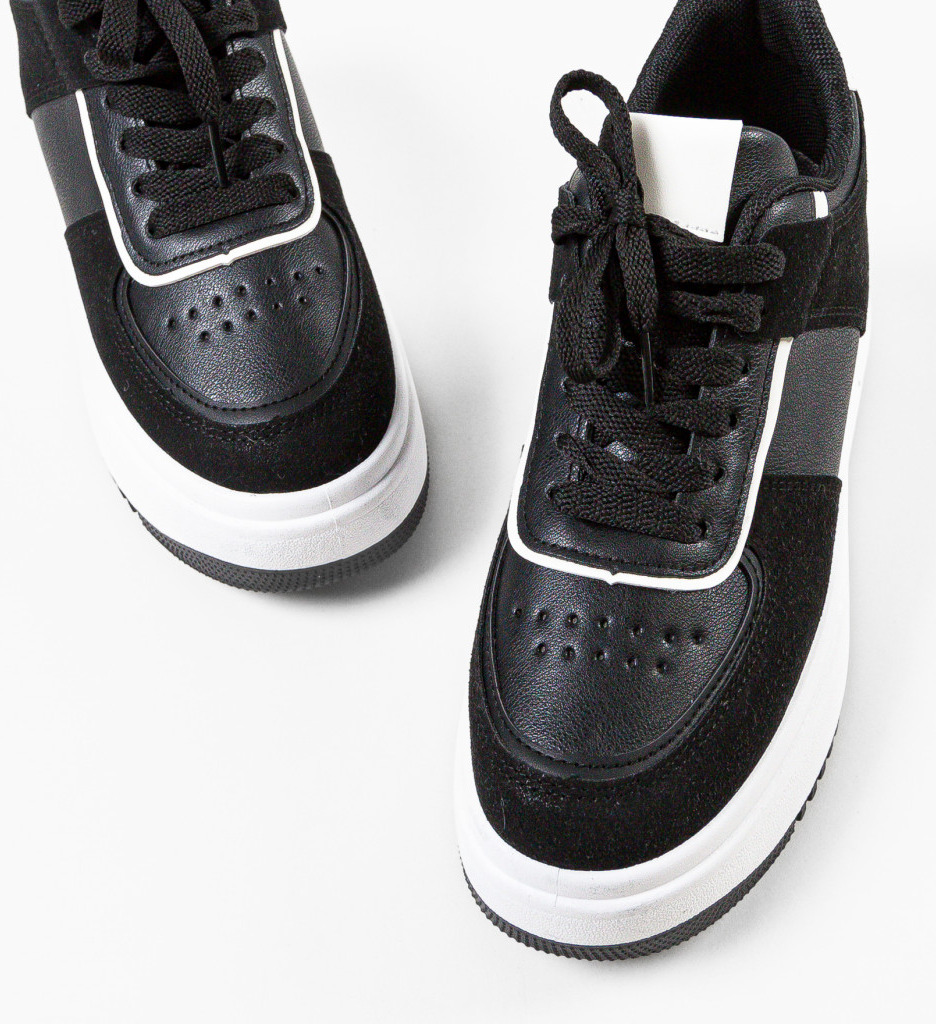 Sneakers Hughes Negri - Confort și Stil - imagine 6