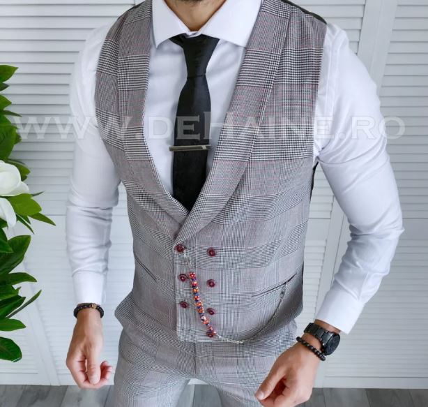 Vesta Barbati Slim Fit Eleganta