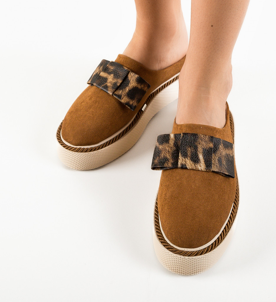 Papuci Dama Castrol Maro - Confort și Stil - imagine 4