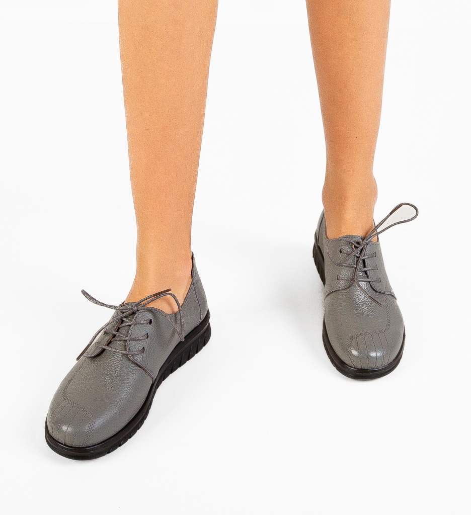 Pantofi Casual Leonates Gri | Stil și Confort - imagine 2