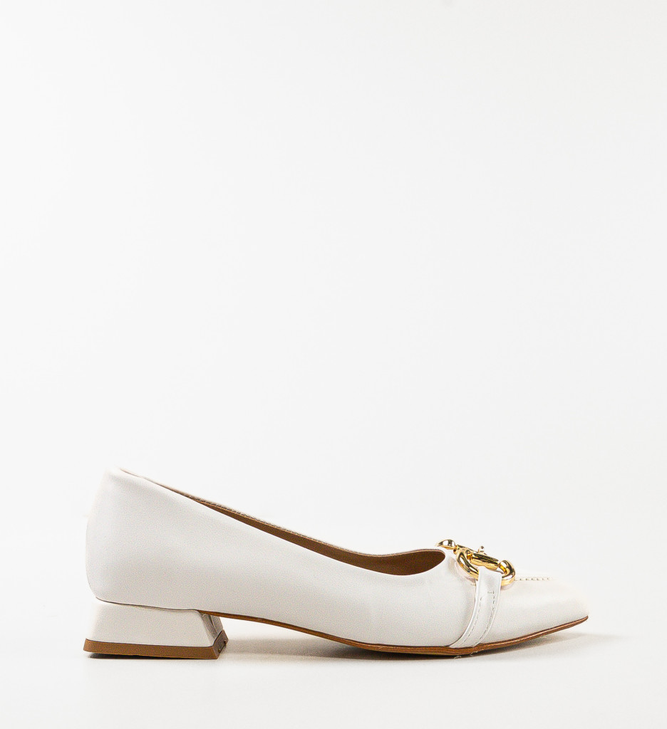 Pantofi Dama Lipse Albi | Eleganta Asigurata - imagine 6