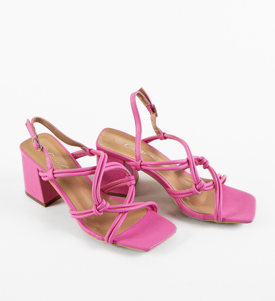 Sandale Hallel Fuchsia | Eleganță și Stil - imagine 6