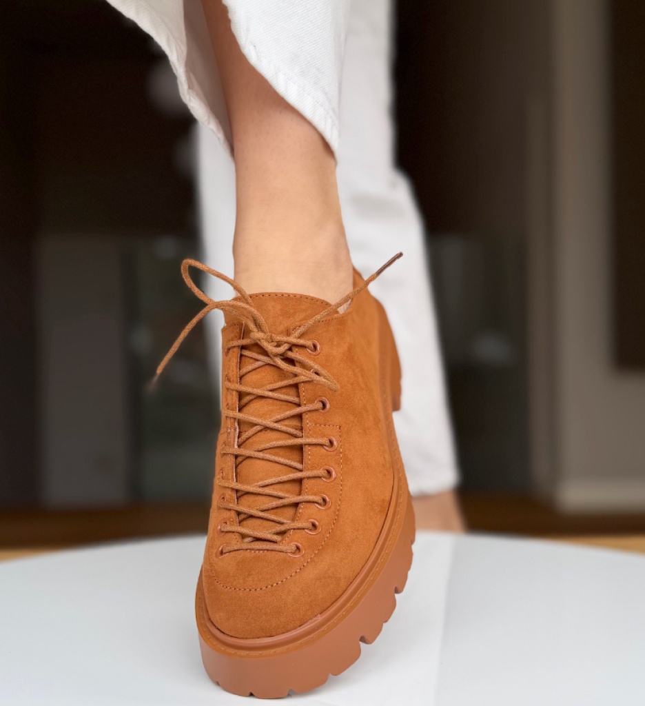 Pantofi Casual Berabe Camel - Eleganță și Confort