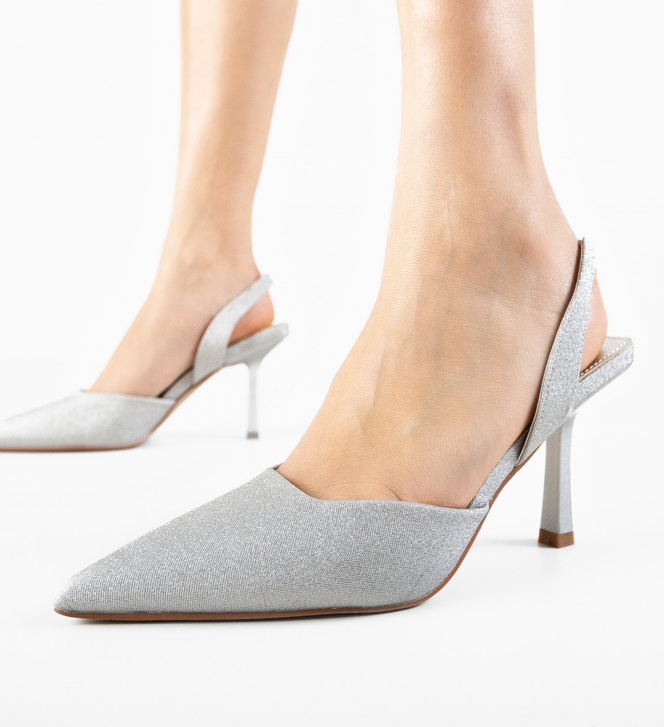 Pantofi Berg Argintii - Eleganță și Stil - imagine 3