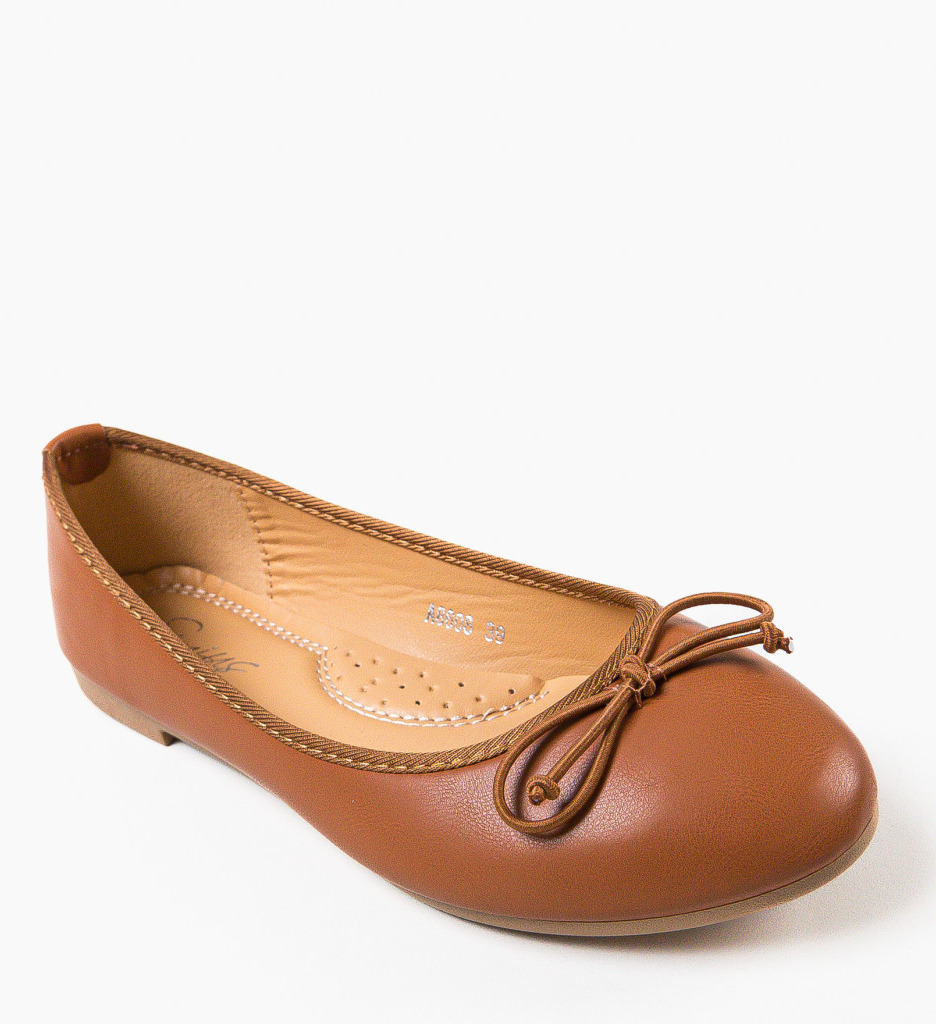 Balerini Dama Singh Camel - Eleganță și Confort - imagine 5