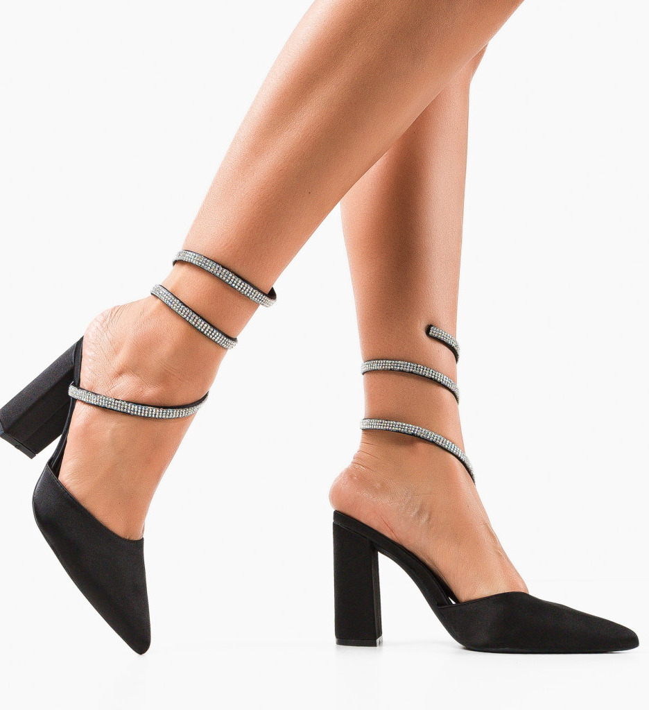 Pantofi Lhamo Negri | Eleganță și Stil - imagine 4