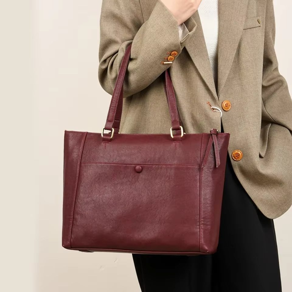 Geanta Dama Delis Astraea Bordo - Eleganta Practica - imagine 2