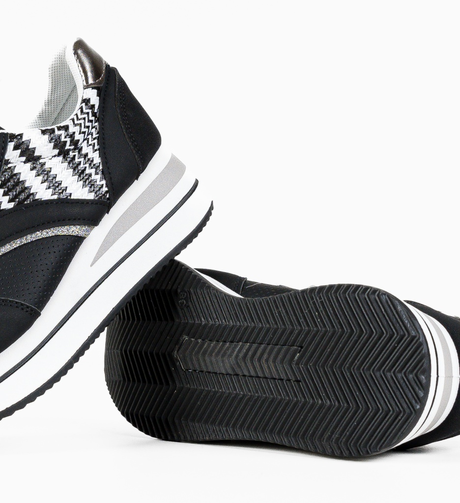 Pantofi Sport Peet Negri | Confort și Stil Zilnic - imagine 7