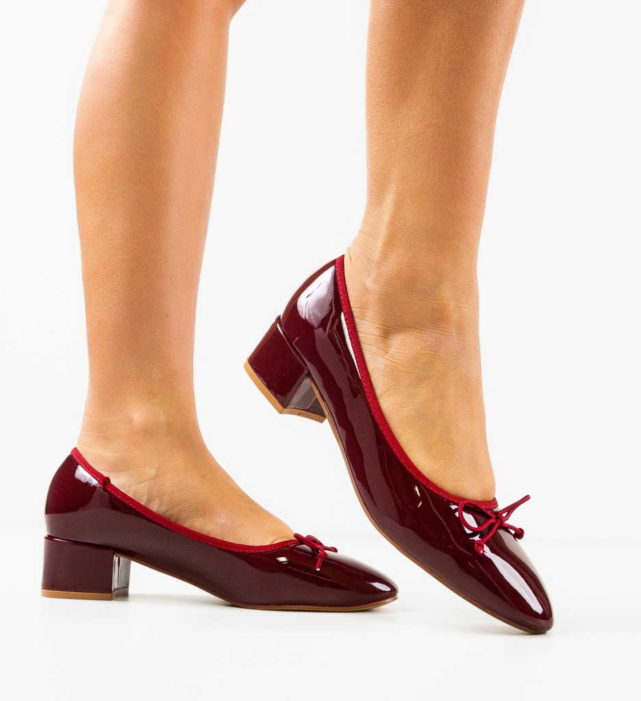 Pantofi cu Toc Grena Canberra - Eleganță și Stil - imagine 4