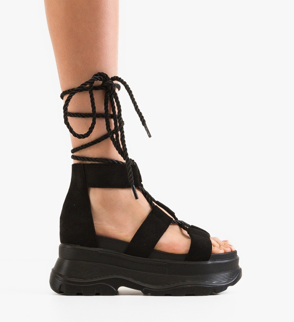 Platforme Dama Ayna Negre - Eleganță și Confort - imagine 6