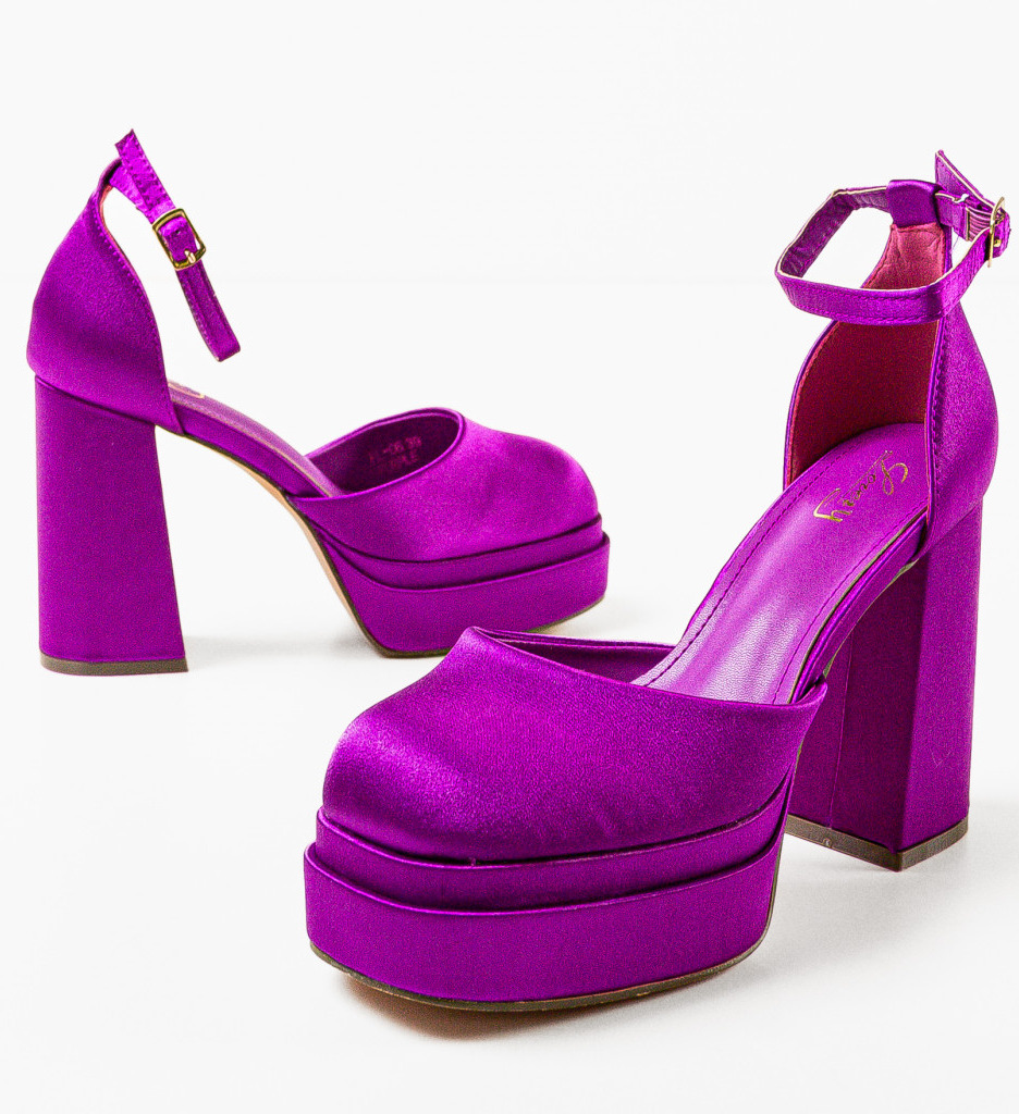 Pantofi Emily Mov - Eleganță și Stil - imagine 6