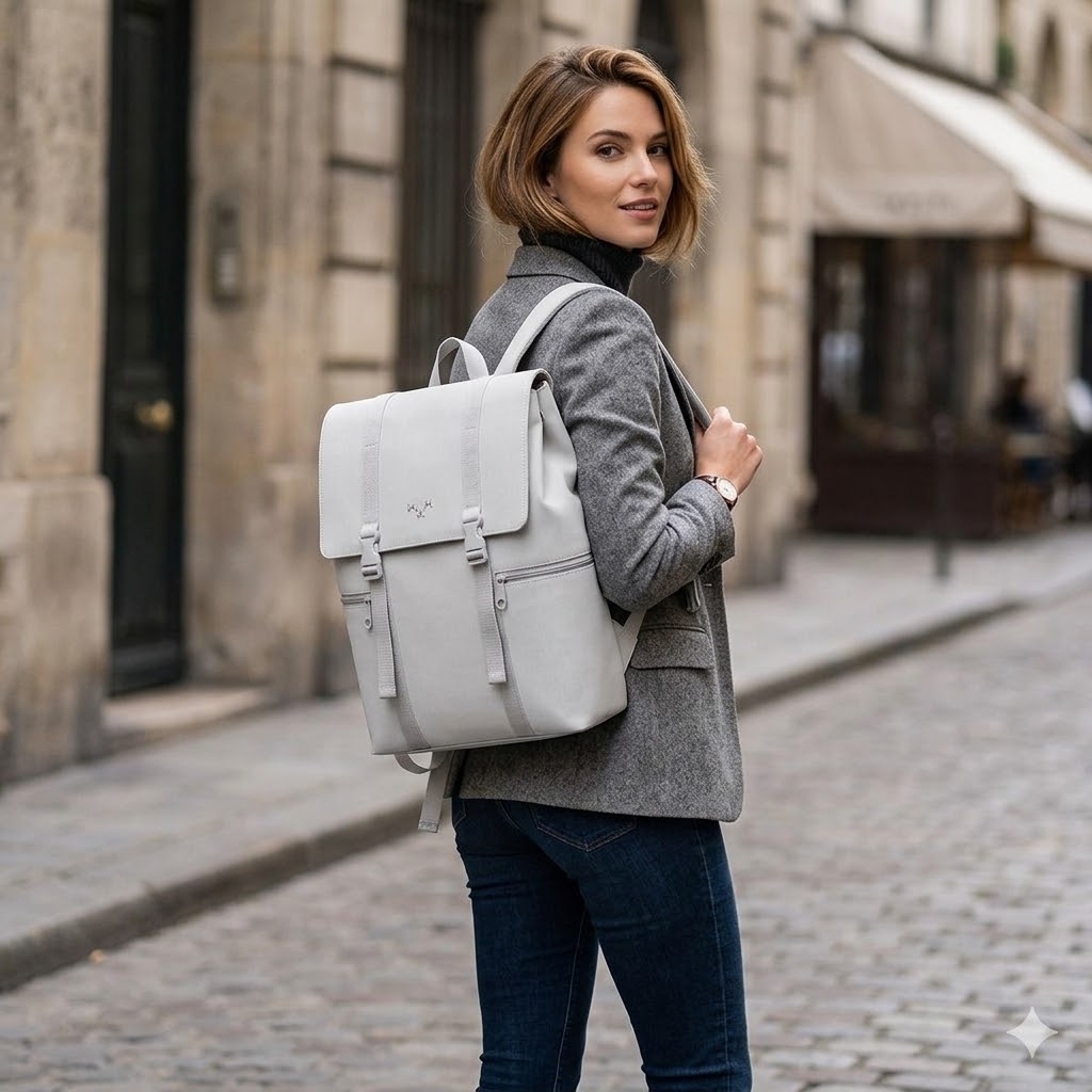 Delis Rucsac Ecologic Camille GT2322 Gri - imagine 10