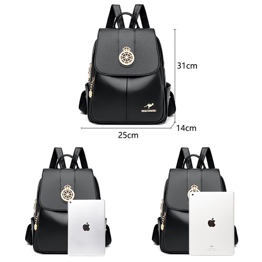 Rucsac Delis Aleah GT2249 Negru Elegant - imagine 4