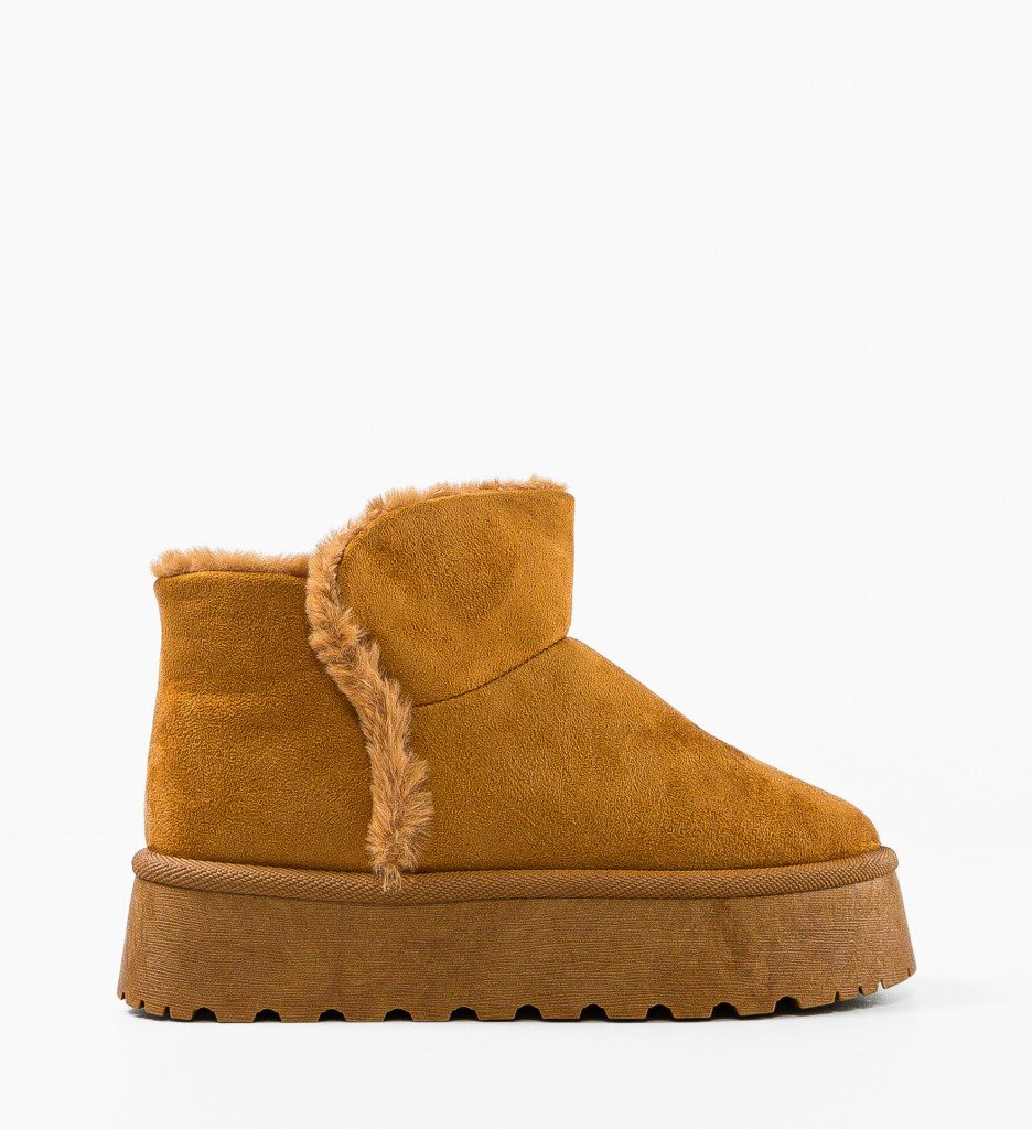 Cizme Tip Ug Cleo Camel - Confort și Stil - imagine 4