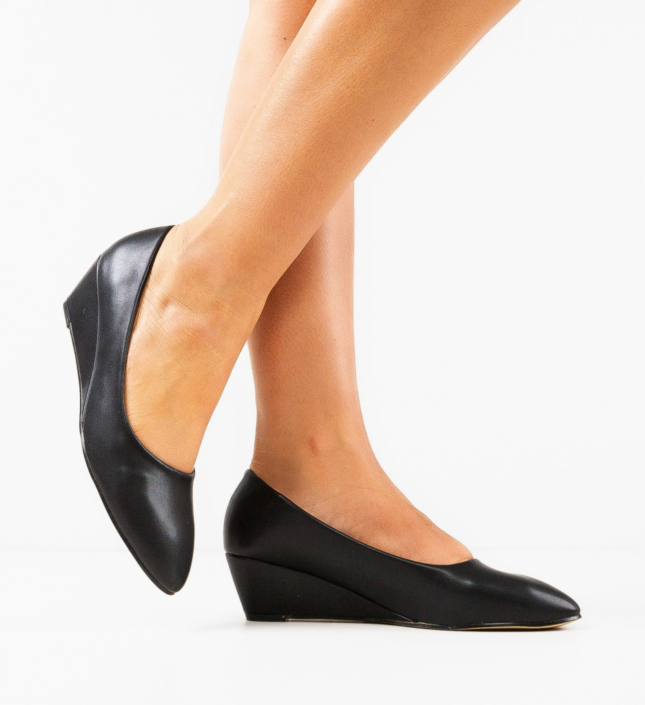 Platforme Dama Melborne Negre - Confort Urban