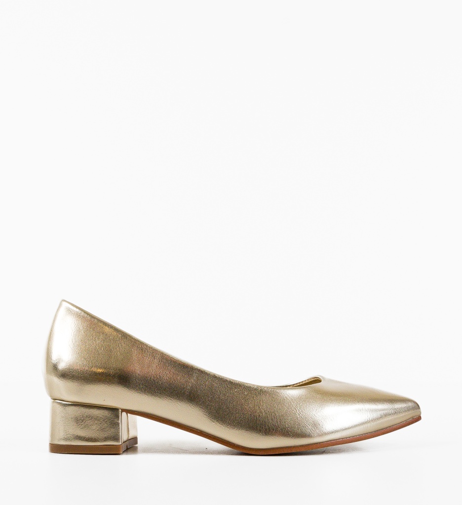 Pantofi Dama Jejana Aurii cu Toc Elegant - imagine 4