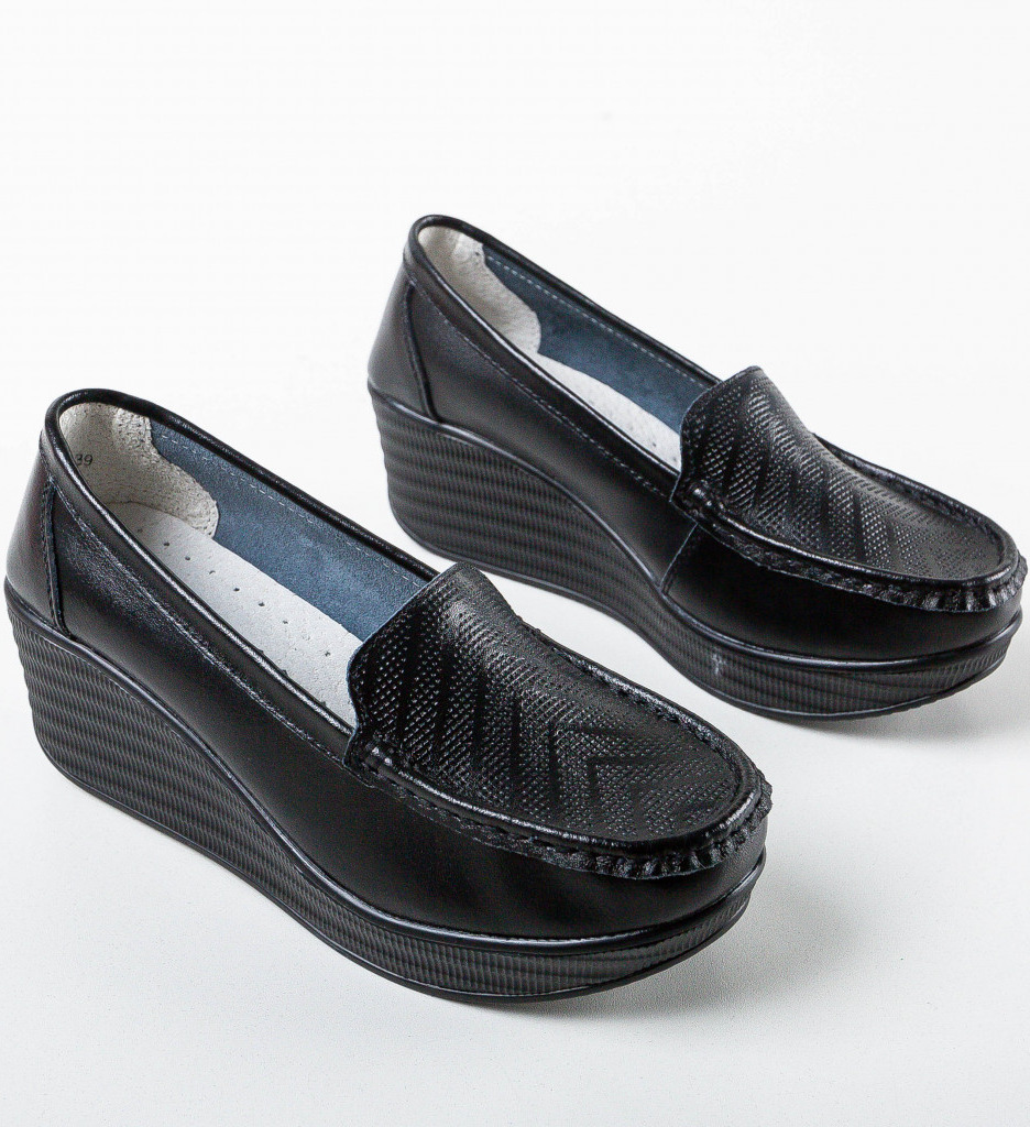Pantofi Casual Ely Negri - Confort și Eleganță - imagine 7