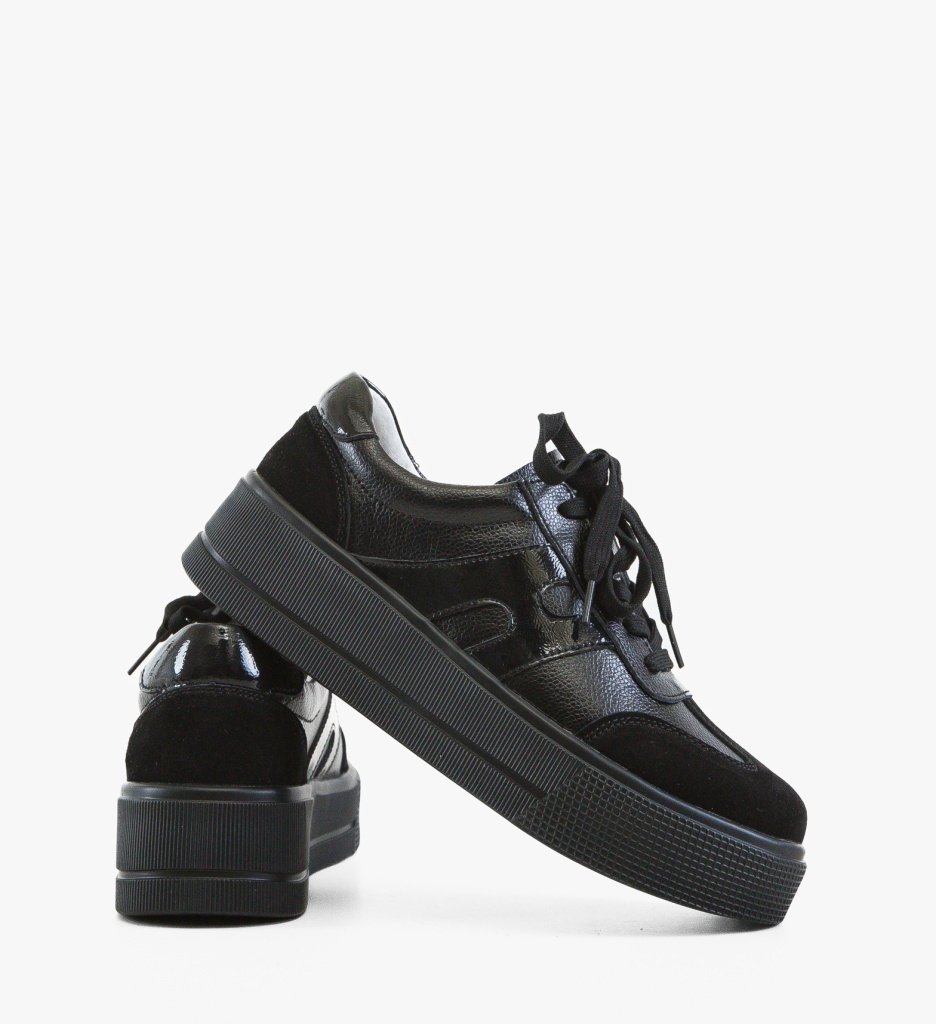 Pantofi Casual Hakro Negri | Confort & Stil - imagine 2