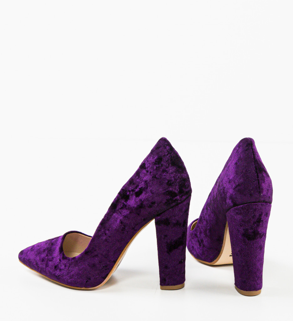 Pantofi cu Toc Clash Mov 3 - Eleganță Asigurată - imagine 7