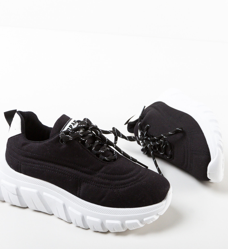 Sneakers Dama Aviana Negri - Confort și Stil Sportiv - imagine 7