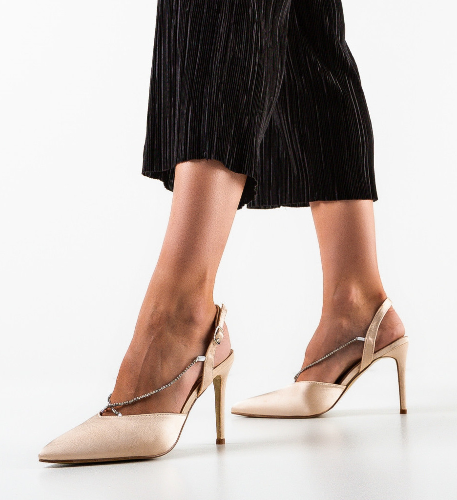 Pantofi Dama Nielsen Nude | Eleganță și Stil - imagine 3