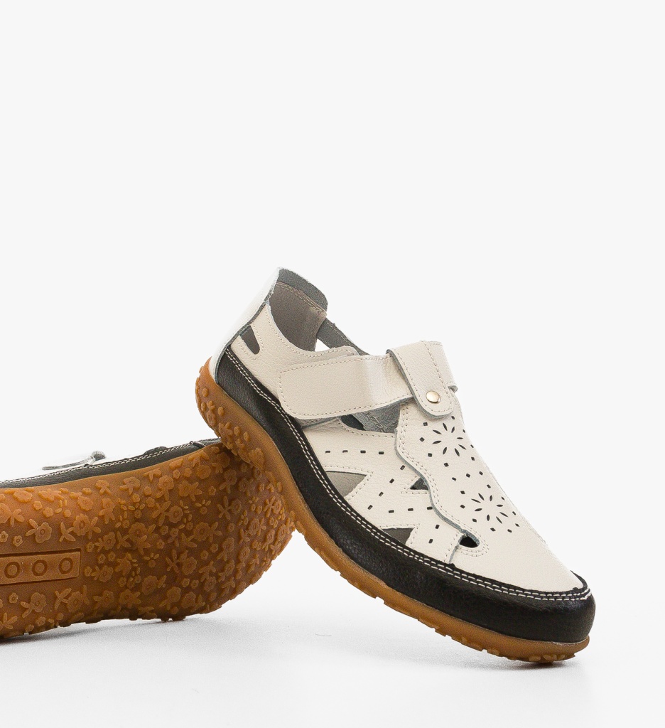 Pantofi Casual Pampy Albi - Confort și Stil - imagine 4