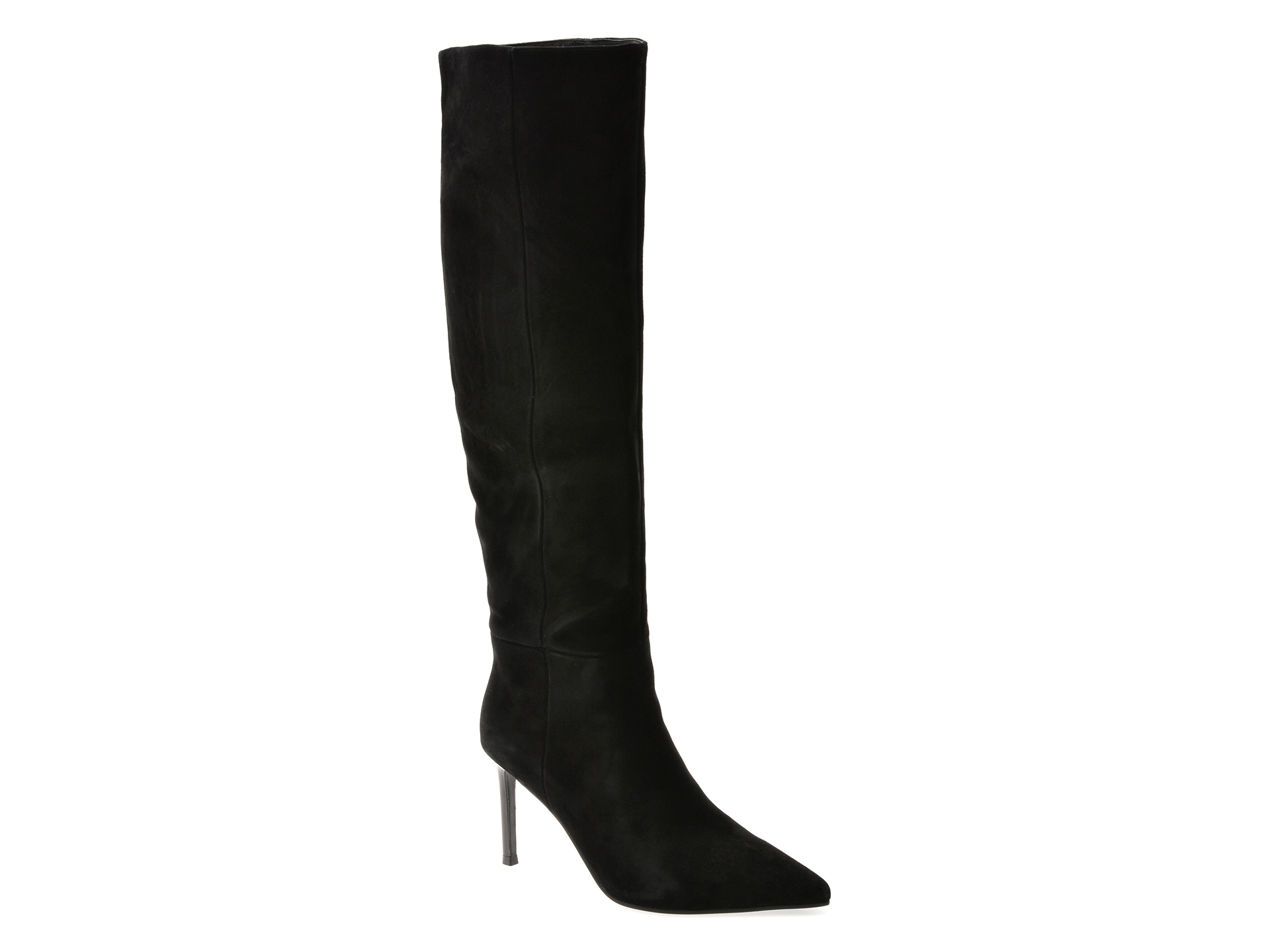 Cizme Dama Epica Piele Intoarsa | Eleganță Negru