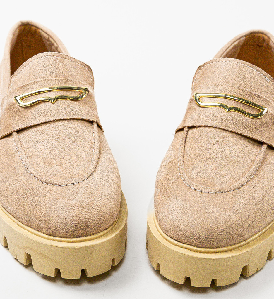 Pantofi Casual Beikrols Bej - Confort și Stil - imagine 10