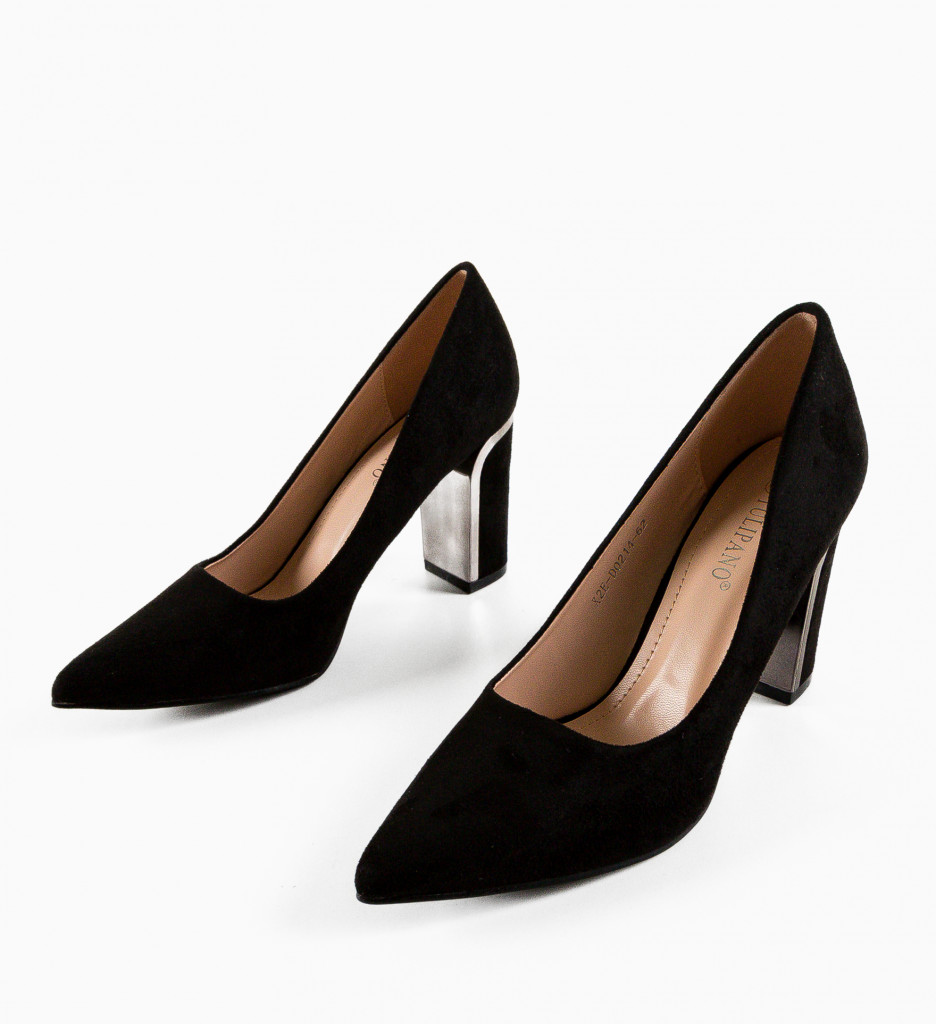 Pantofi dama Stein Negri cu toc elegant - imagine 9