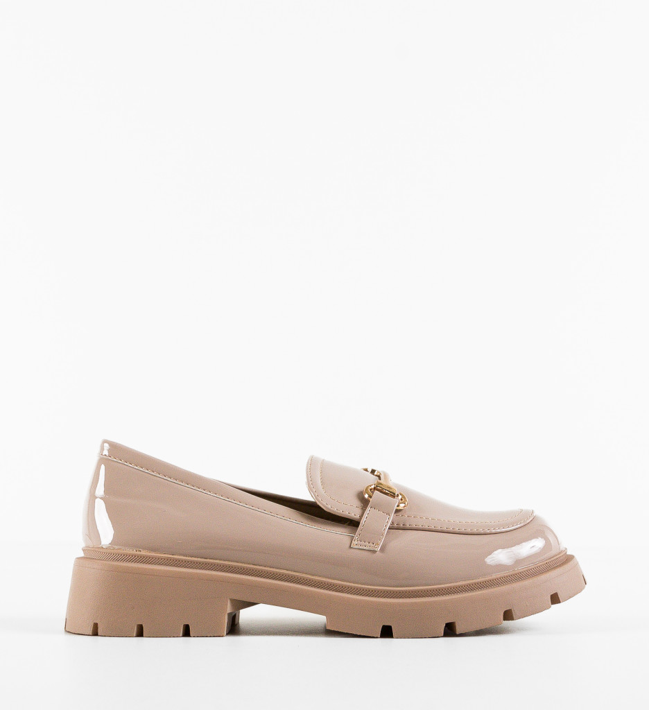 Pantofi Casual Gobba Bej - Confort & Stil - imagine 6